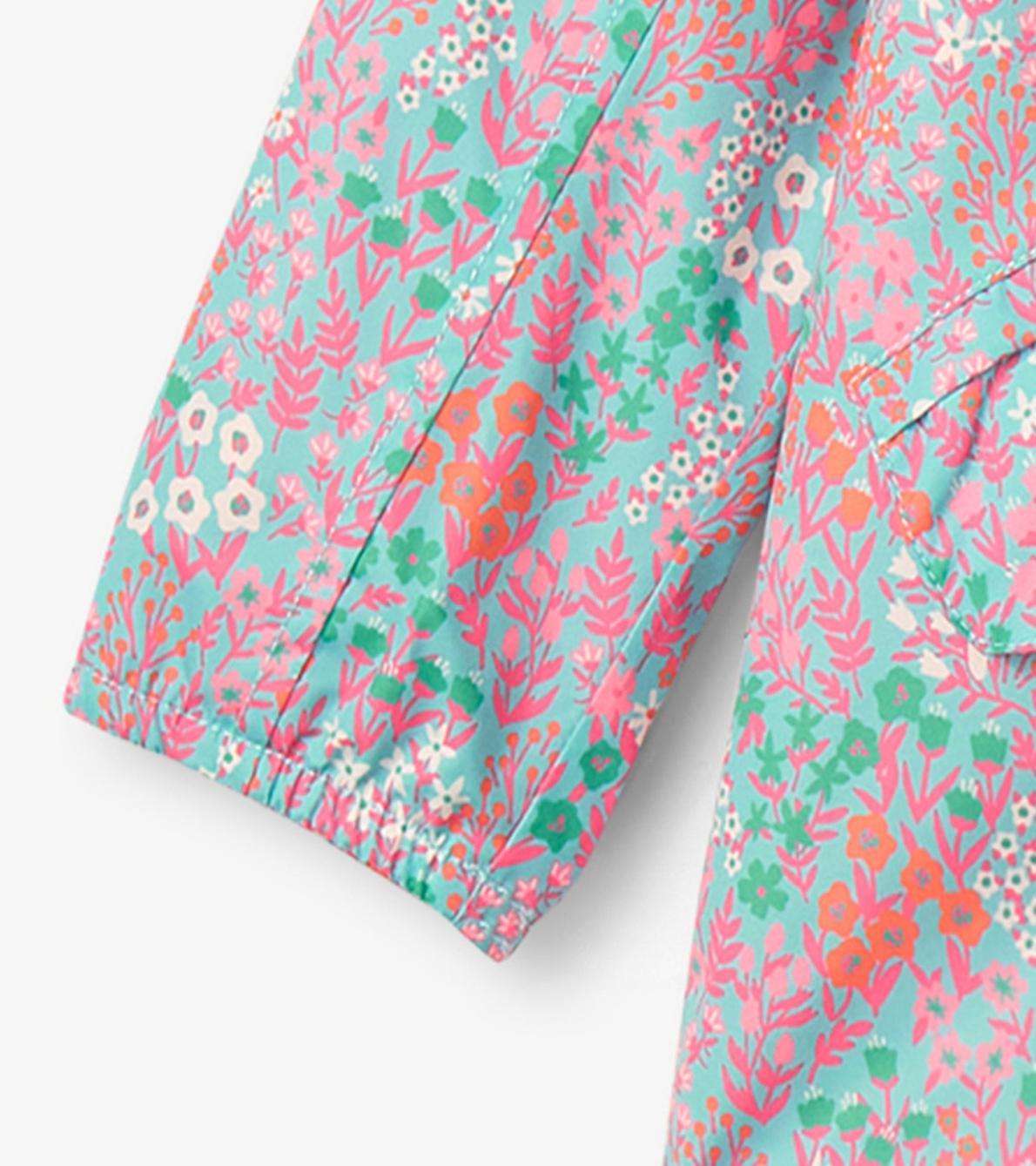 Hatley Rainwear | Girls Girls Ditsy Floral Zip-Up Lightweight Rain Jacket