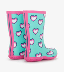Hatley Rainwear | Girls Girls Hearts Packable Rain Boots