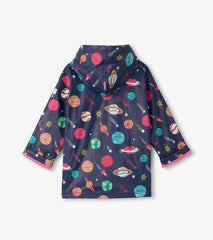 Hatley Rainwear | Girls Girls Interstellar Zip-Up Rain Jacket