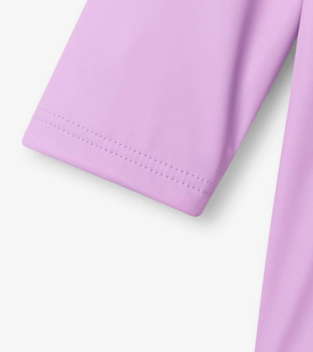 Hatley Rainwear | Girls Girls Lilac Button-Up Rain Jacket