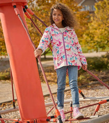 Hatley Rainwear | Girls Girls Magical Horses Zip-Up Lightweight Rain Jacket