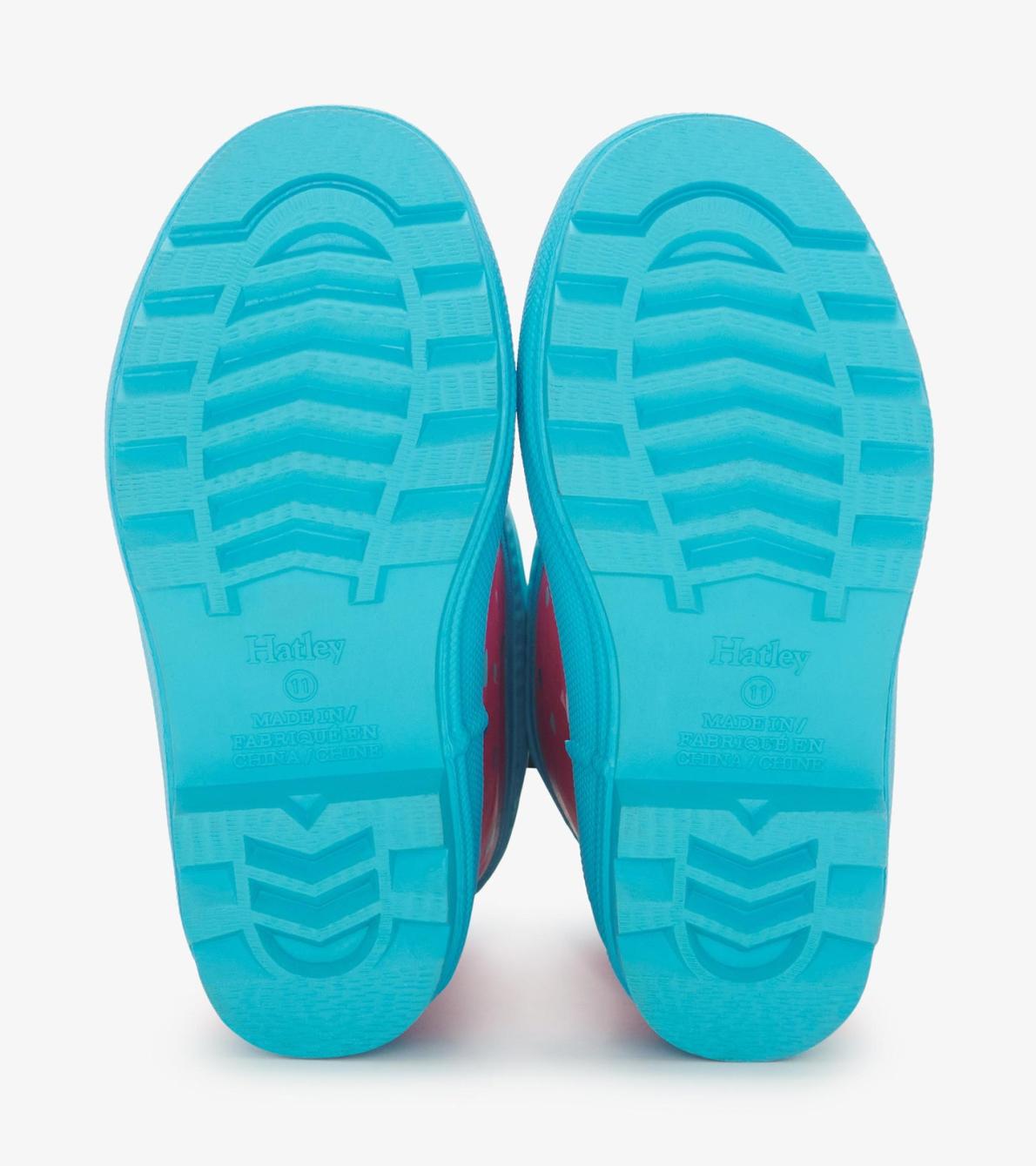 Hatley Rainwear | Girls Girls Tiny Drops Sherpa Lined Rain Boots