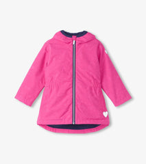 Hatley Rainwear | Girls Girls Unicorn Doodle Zip-Up Lightweight Rain Jacket