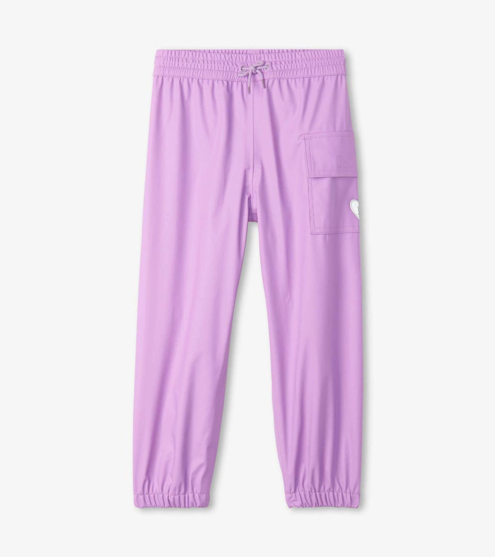 Hatley Rainwear | Girls Lilac Rain Pants