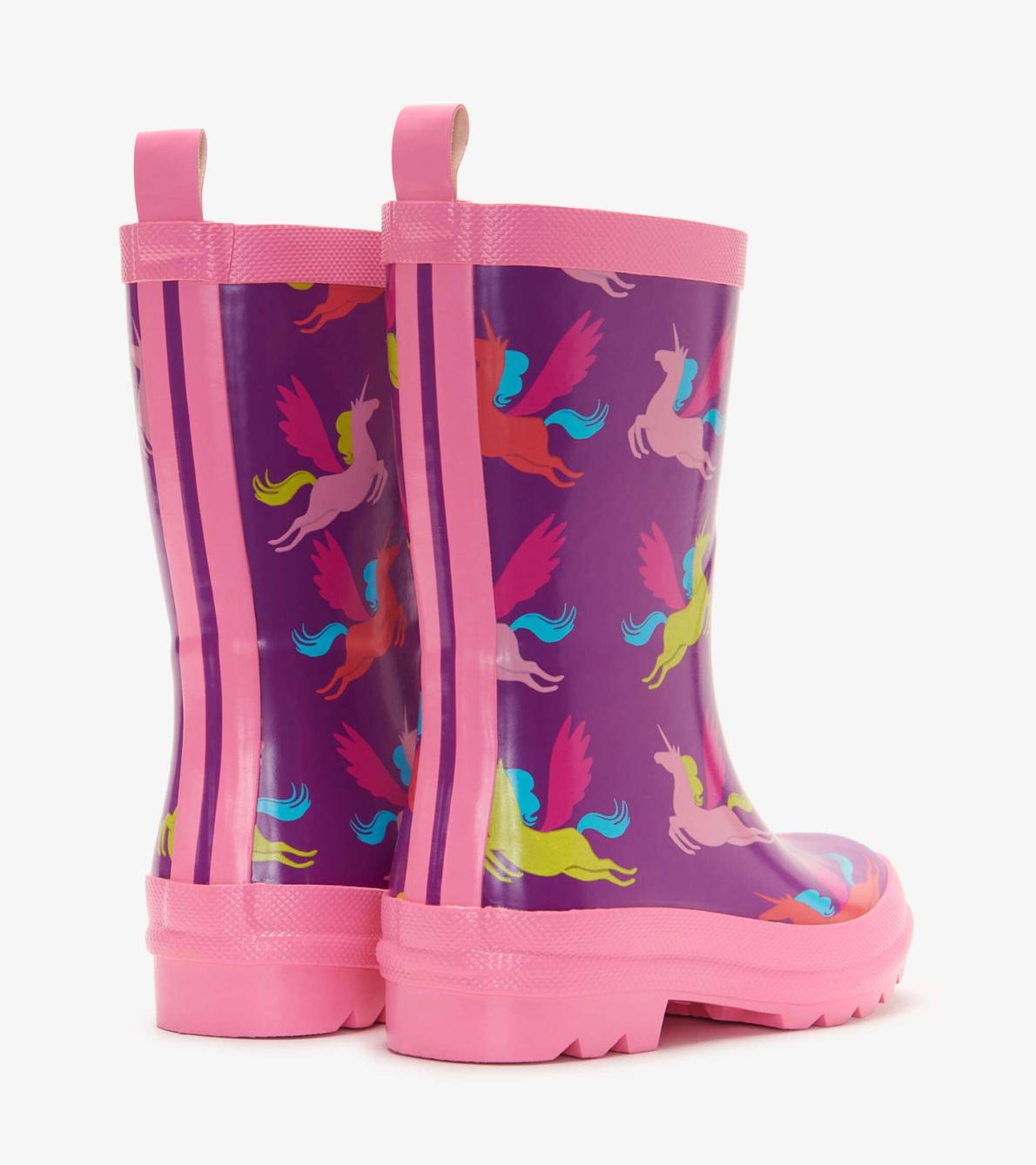 Hatley Rainwear | Girls Pretty Unicorn Shiny Rain Boots
