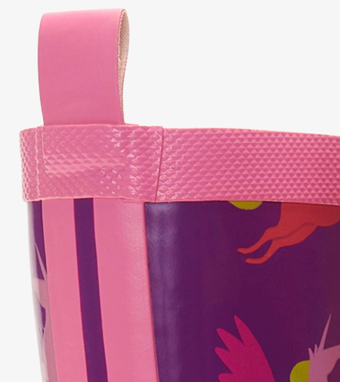 Hatley Rainwear | Girls Pretty Unicorn Shiny Rain Boots