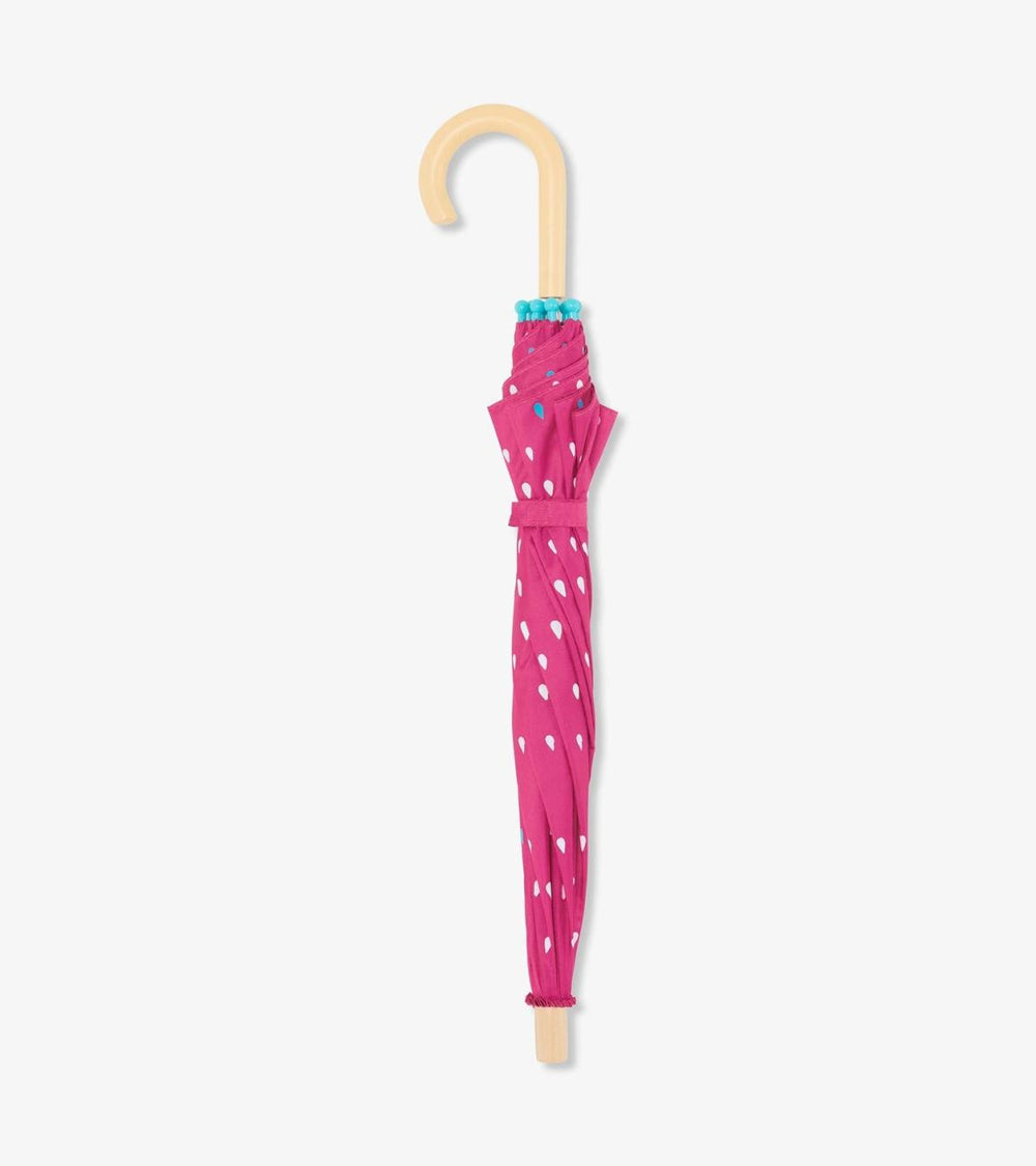 Hatley Rainwear | Girls Tiny Drops Colour Changing Umbrella