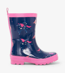 Hatley Rainwear | Girls Unicorn Constellations Shiny Rain Boots