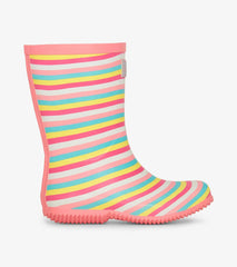 Hatley Rainwear | Girls/Baby &amp; Toddler Girls Pretty Stripes Packable Rain Boots