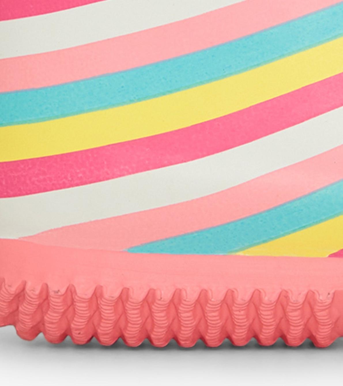 Hatley Rainwear | Girls/Baby &amp; Toddler Girls Pretty Stripes Packable Rain Boots