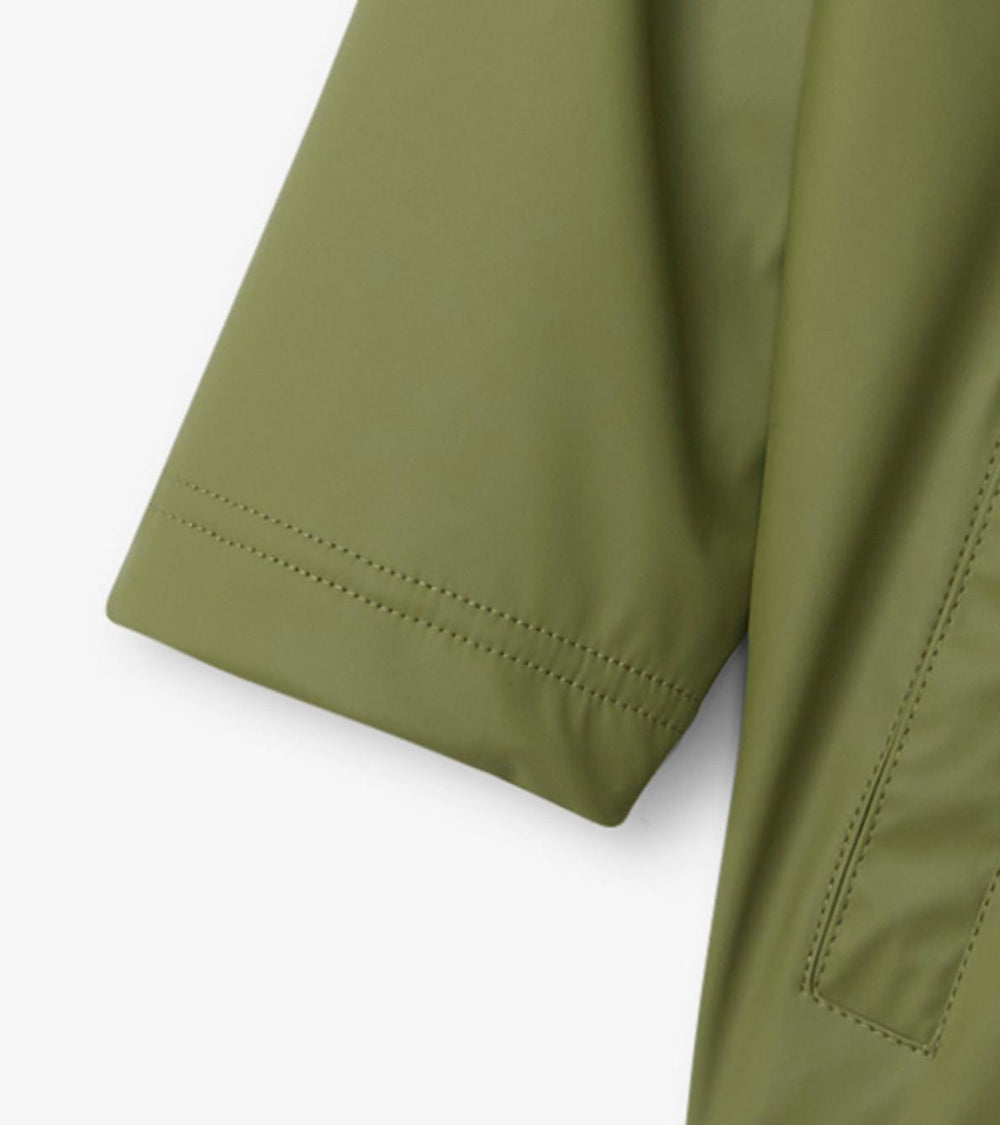 Hatley Rainwear | Girls/Boys Boys Forest Green Zip-Up Rain Jacket