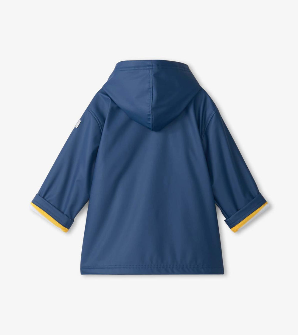 Hatley Rainwear | Girls/Boys Navy Zip-Up Rain Jacket