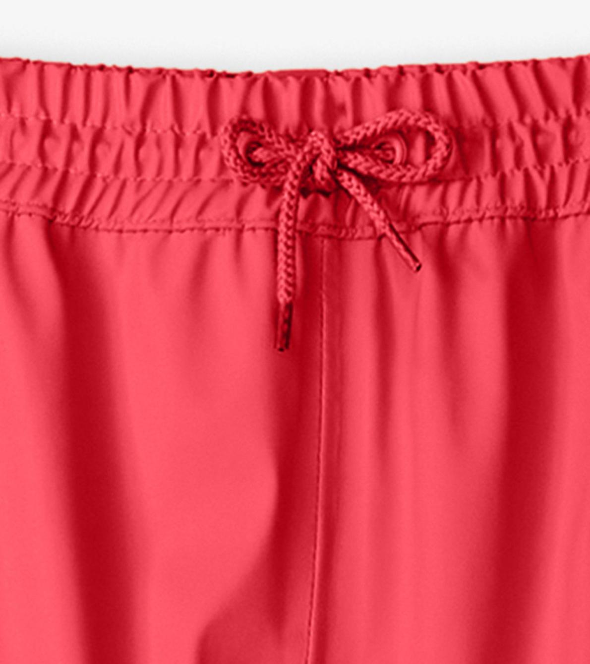 Hatley Rainwear | Girls/Boys Red Rain Pants