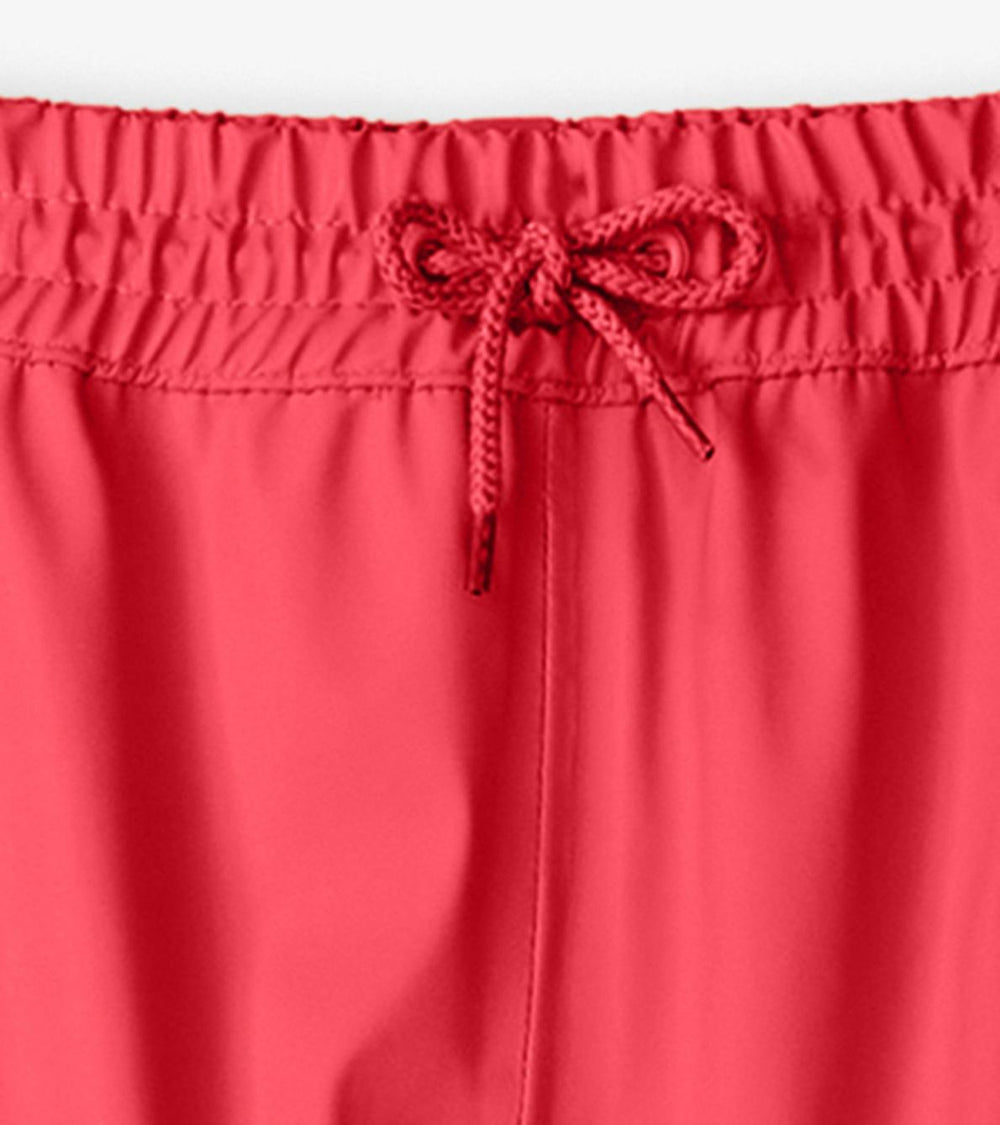 Hatley Rainwear | Girls/Boys Red Rain Pants
