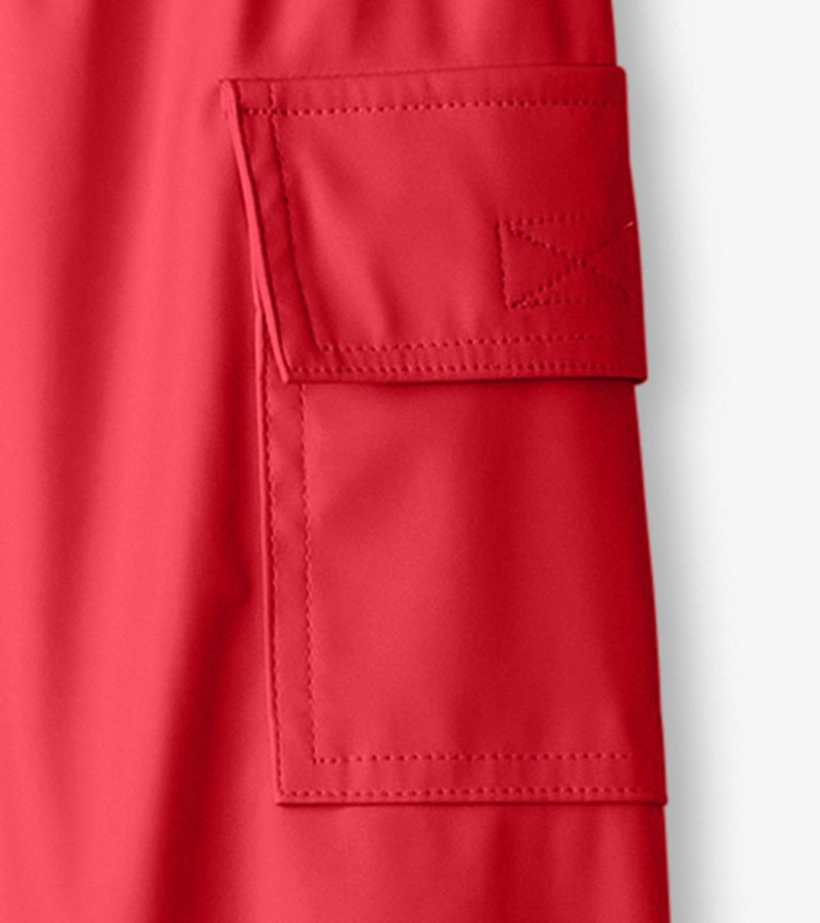 Hatley Rainwear | Girls/Boys Red Rain Pants