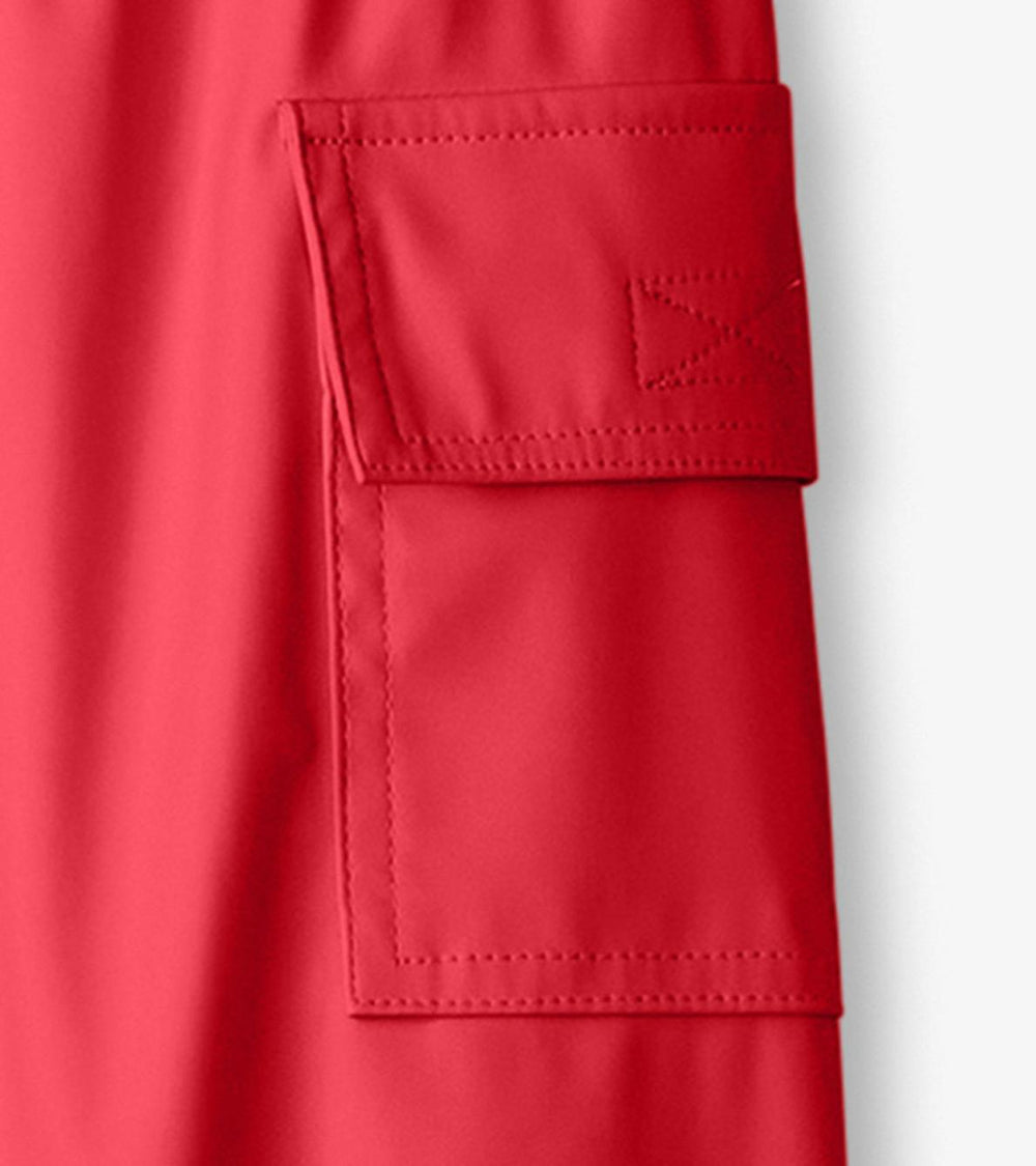 Hatley Rainwear | Girls/Boys Red Rain Pants