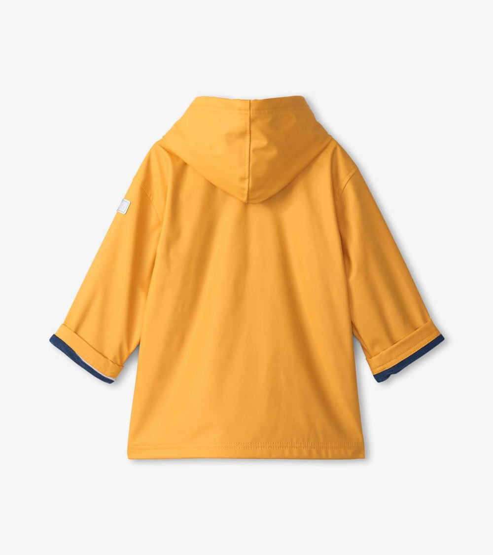 Hatley Rainwear | Girls/Boys Yellow Zip-Up Rain Jacket