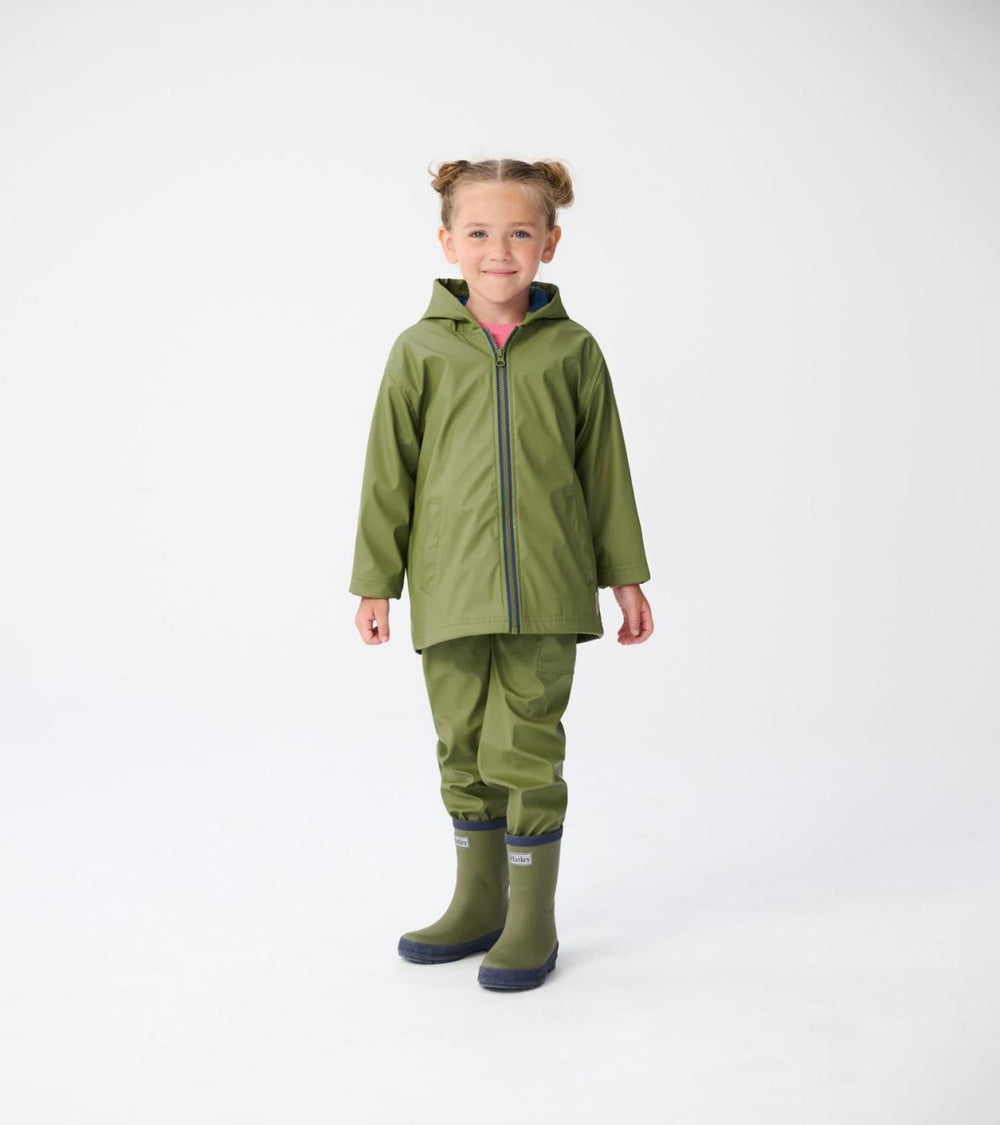 Hatley Rainwear | Girls/Boys/Baby &amp; Toddler Forest Green Matte Rain Boots