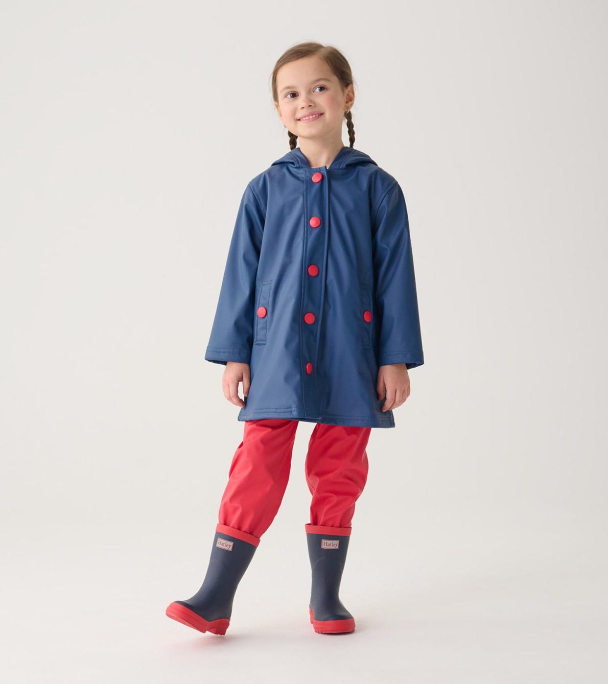 Hatley Rainwear | Girls/Boys/Baby &amp; Toddler Navy &amp; Red Matte Rain Boots