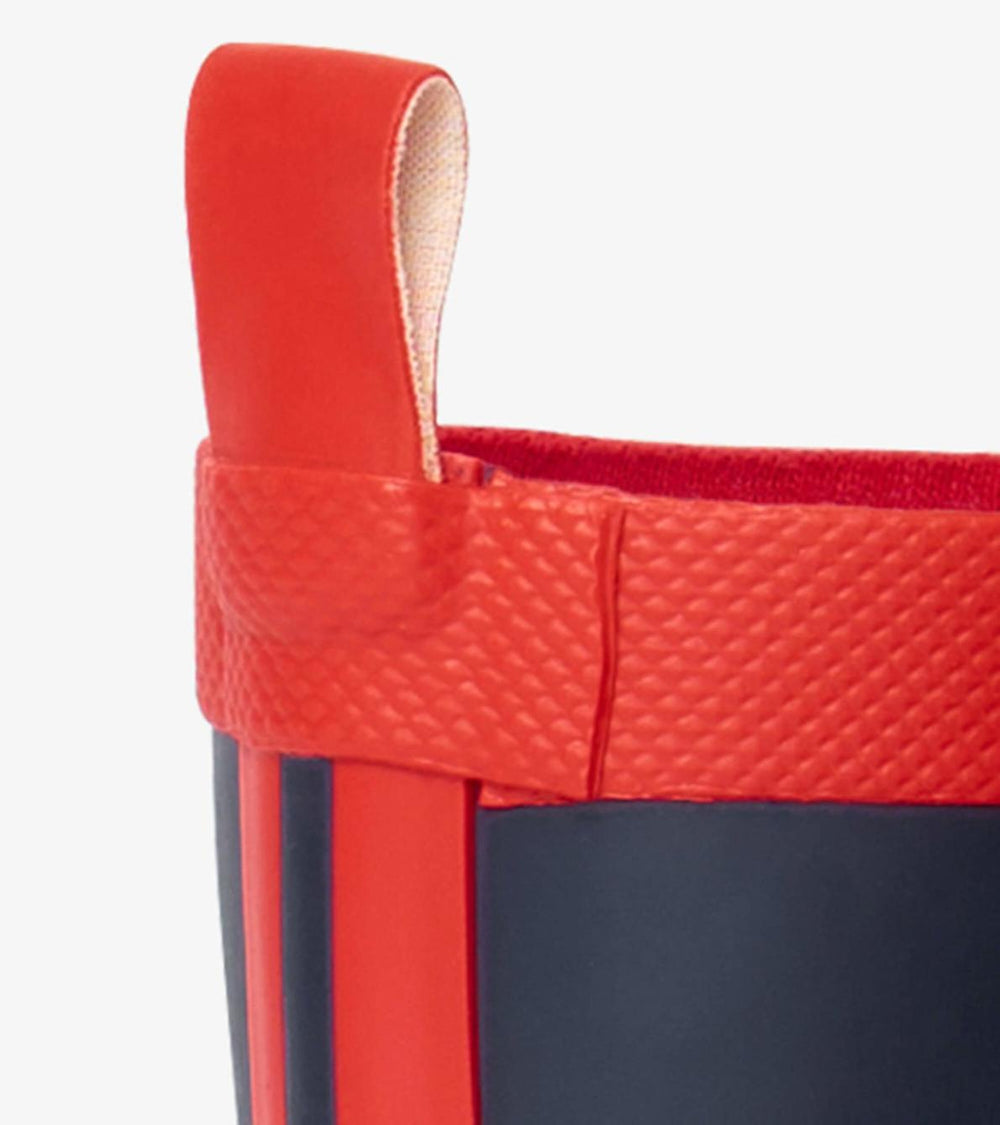 Hatley Rainwear | Girls/Boys/Baby &amp; Toddler Navy &amp; Red Matte Rain Boots