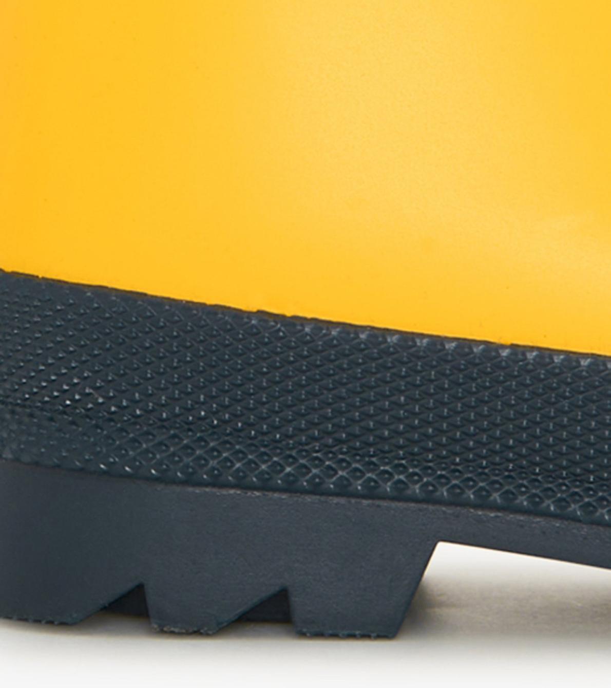 Hatley Rainwear | Girls/Boys/Baby &amp; Toddler Yellow &amp; Navy Matte Rain Boots