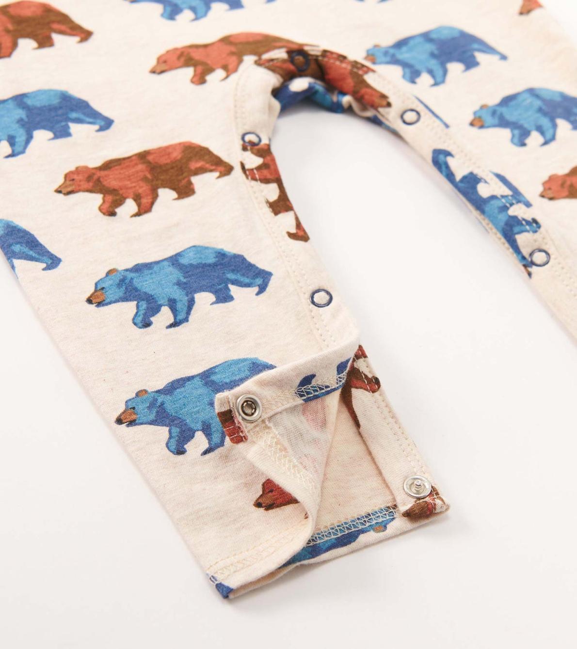 Hatley Rompers | Baby &amp; Toddler Baby Boys Bluestone Bears Long Sleeve Romper