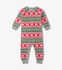 Hatley Rompers | Baby &amp; Toddler Baby Polar Bear Fair Isle Sweater Romper