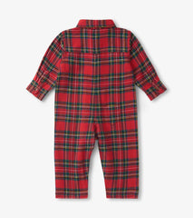 Hatley Rompers | Baby &amp; Toddler Baby Red Plaid Button Down Romper