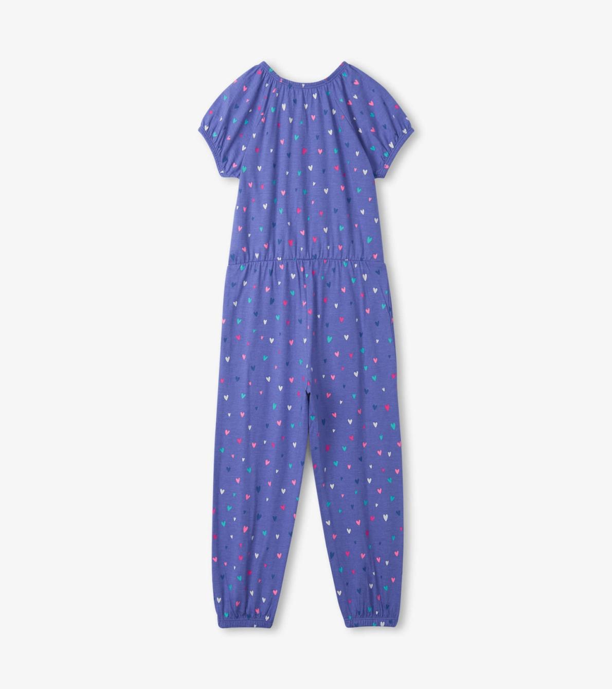 Hatley Rompers | Girls Confetti Hearts Jumpsuit