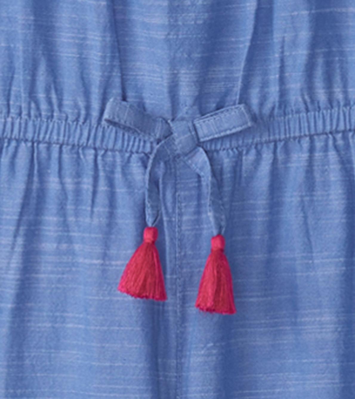 Hatley Rompers | Girls Girls Chambray Smocked Jumpsuit