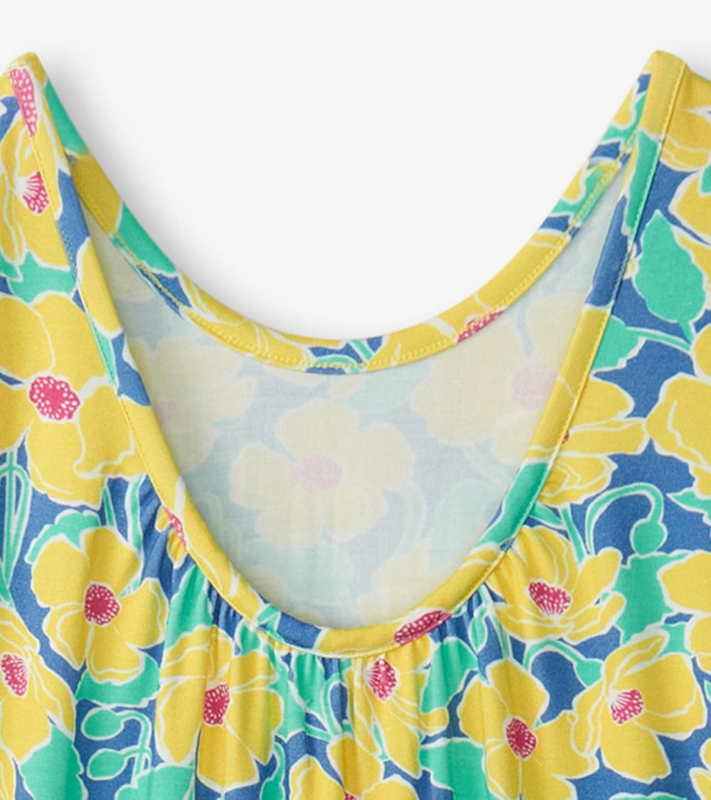 Hatley Rompers | Girls Girls Sleepy Poppies Faux Romper