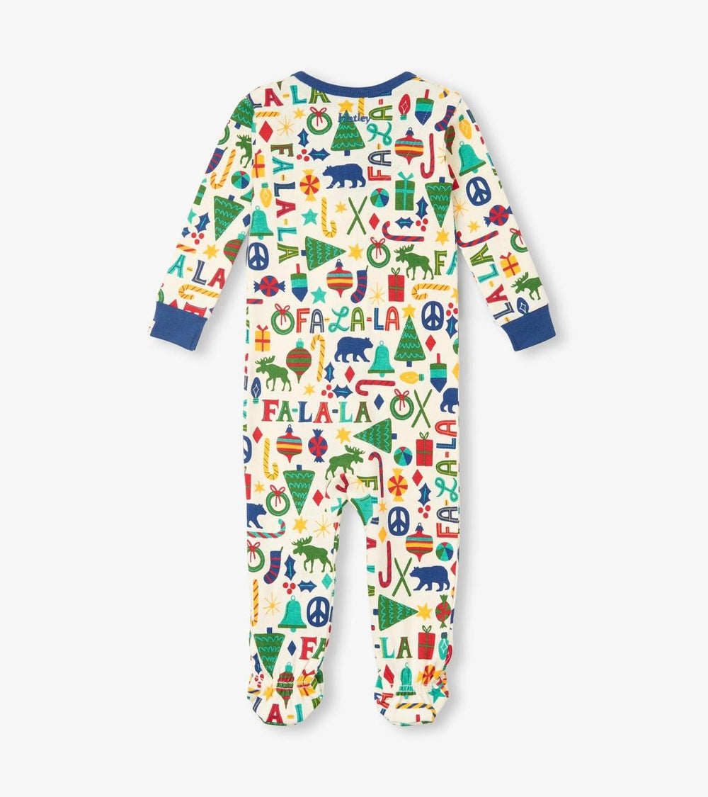 Hatley Sleepwear | Baby &amp; Toddler Baby Blue Falala Cotton Footed Sleeper