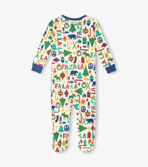 Hatley Sleepwear | Baby &amp; Toddler Baby Blue Falala Cotton Footed Sleeper
