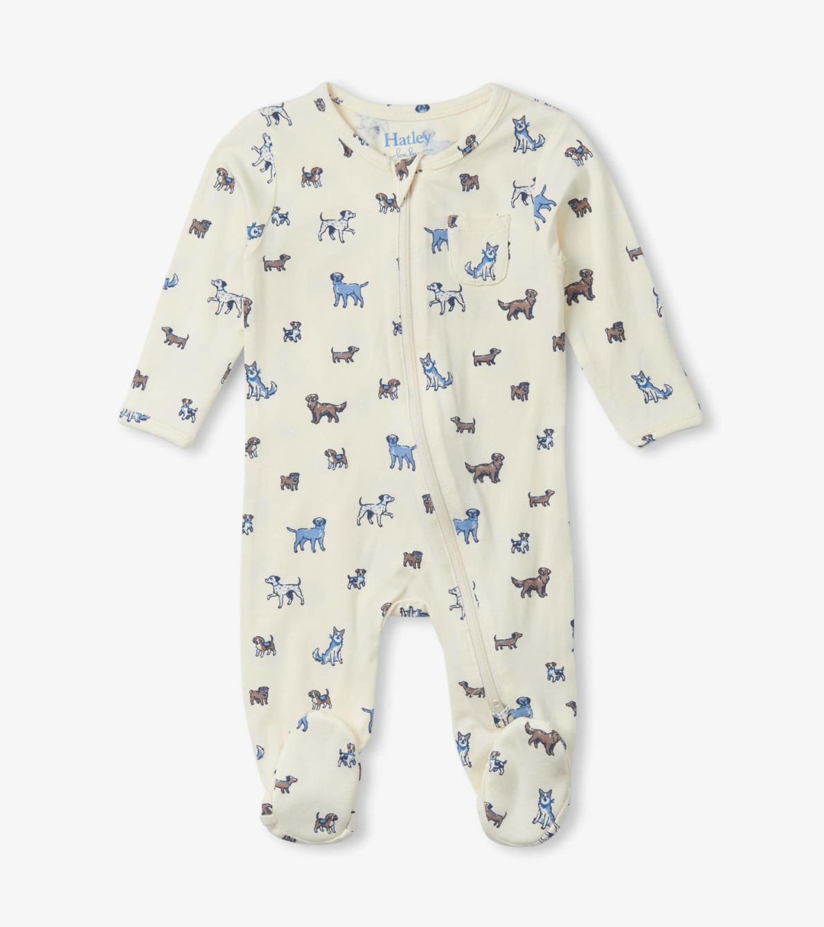 Hatley Sleepwear | Baby &amp; Toddler Baby Boys Puppies Puppies Footed Sleeper