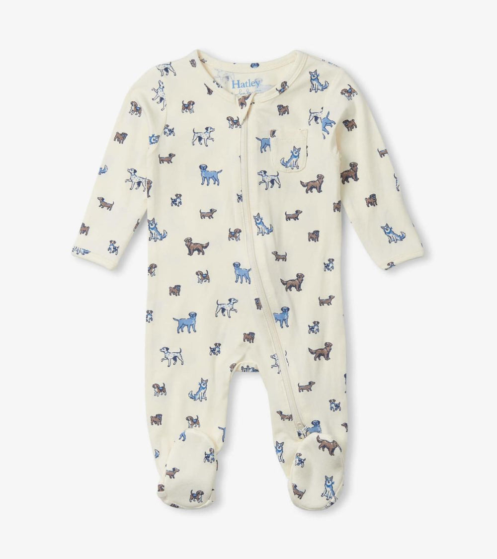 Hatley Sleepwear | Baby &amp; Toddler Baby Boys Puppies Puppies Footed Sleeper