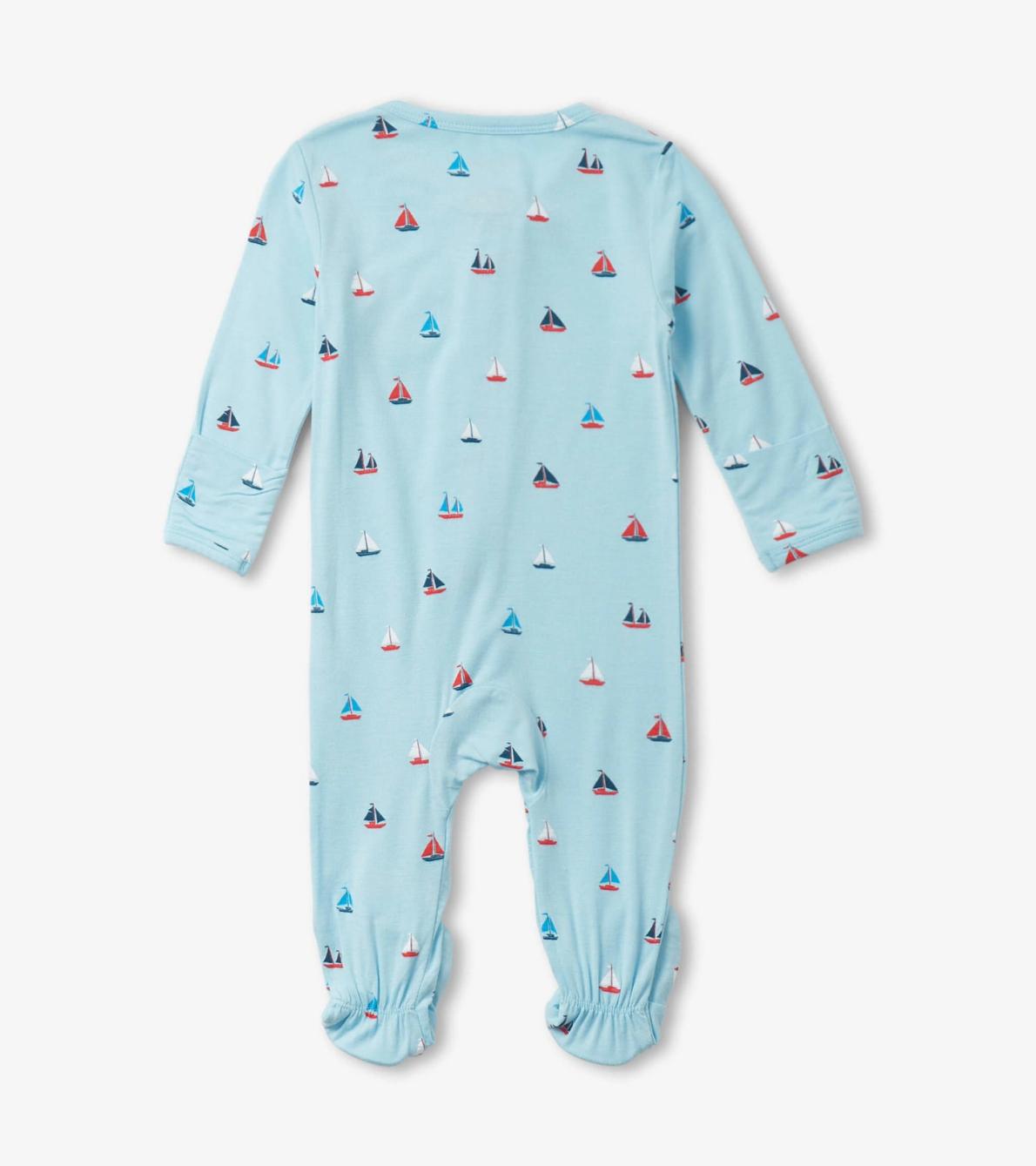 Hatley Sleepwear | Baby &amp; Toddler Baby Boys Tiny Sailboats Footed Sleeper
