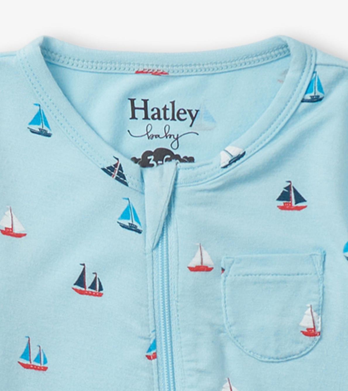 Hatley Sleepwear | Baby &amp; Toddler Baby Boys Tiny Sailboats Footed Sleeper