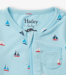 Hatley Sleepwear | Baby &amp; Toddler Baby Boys Tiny Sailboats Footed Sleeper