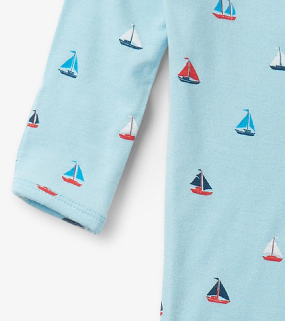 Hatley Sleepwear | Baby &amp; Toddler Baby Boys Tiny Sailboats Footed Sleeper