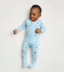 Hatley Sleepwear | Baby &amp; Toddler Baby Boys Tiny Sailboats Footed Sleeper