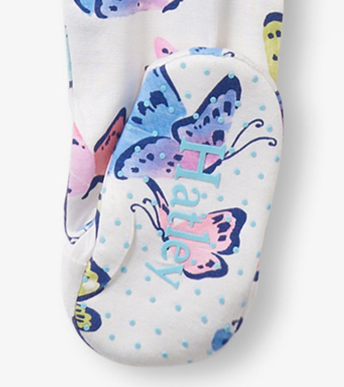 Hatley Sleepwear | Baby &amp; Toddler Baby Girls Big Butterflies Footed Sleeper