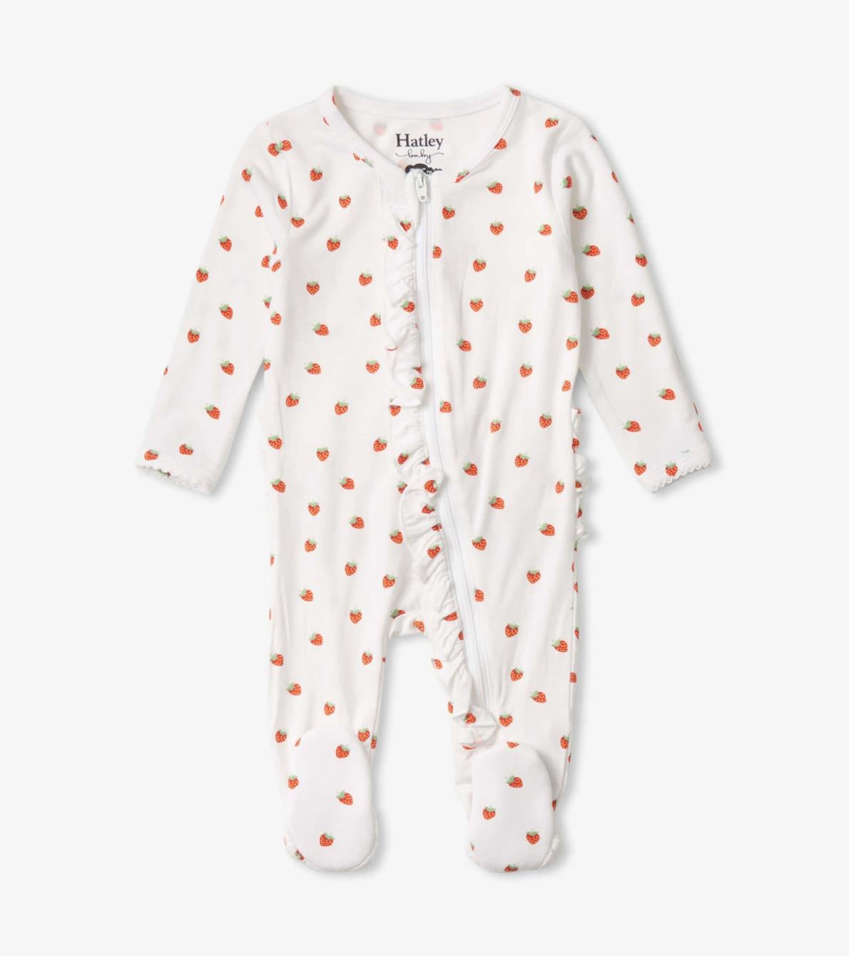 Hatley Sleepwear | Baby &amp; Toddler Baby Girls Ditsy Strawberries Footed Sleeper