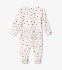 Hatley Sleepwear | Baby &amp; Toddler Baby Girls Ditsy Strawberries Footed Sleeper