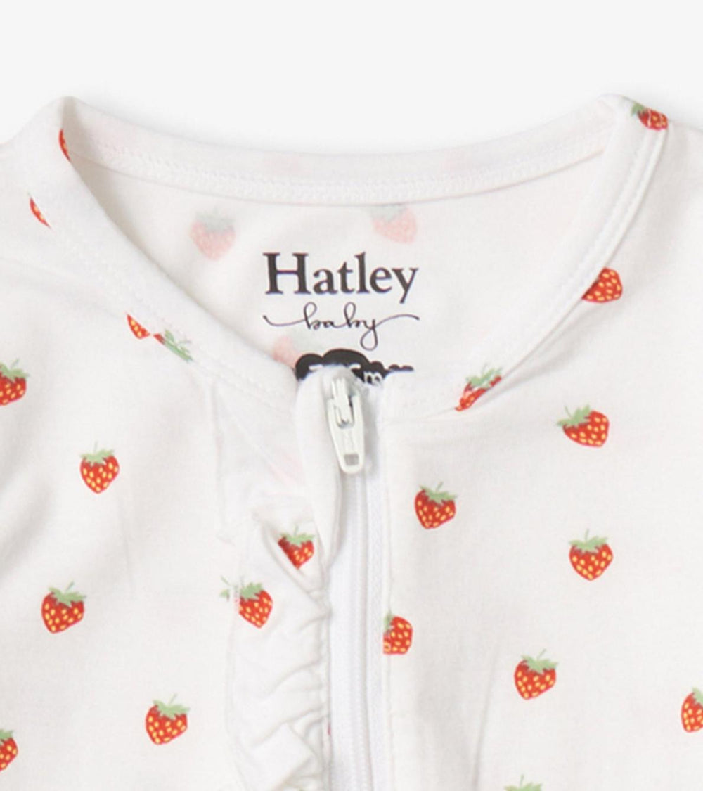 Hatley Sleepwear | Baby &amp; Toddler Baby Girls Ditsy Strawberries Footed Sleeper