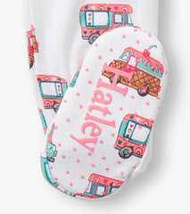 Hatley Sleepwear | Baby &amp; Toddler Baby Girls Ice Cream Trucks Footed Sleeper