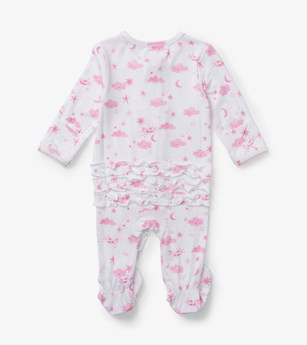 Hatley Sleepwear | Baby &amp; Toddler Baby Girls Pink Starry Night Footed Sleeper
