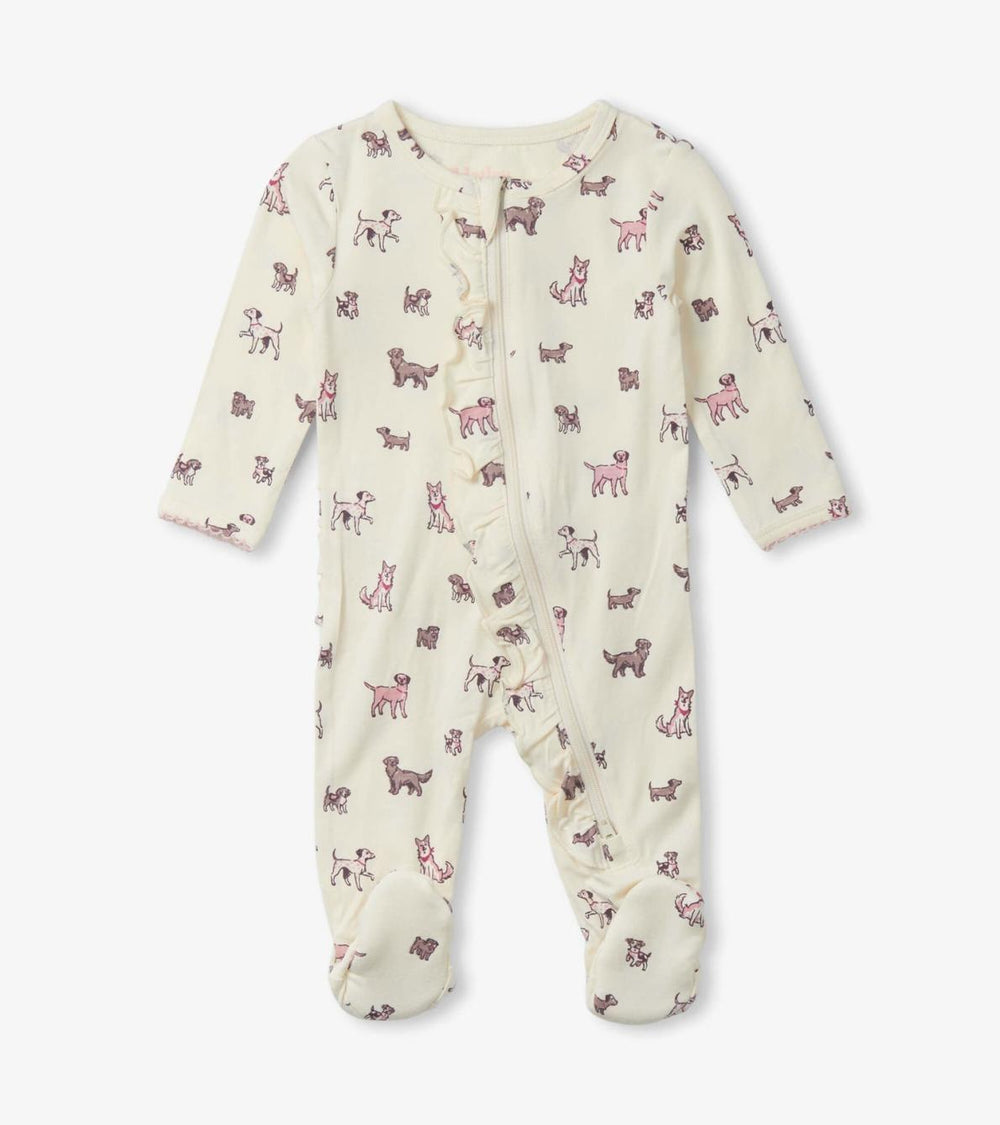 Hatley Sleepwear | Baby &amp; Toddler Baby Girls Playful Puppies Footed Sleeper