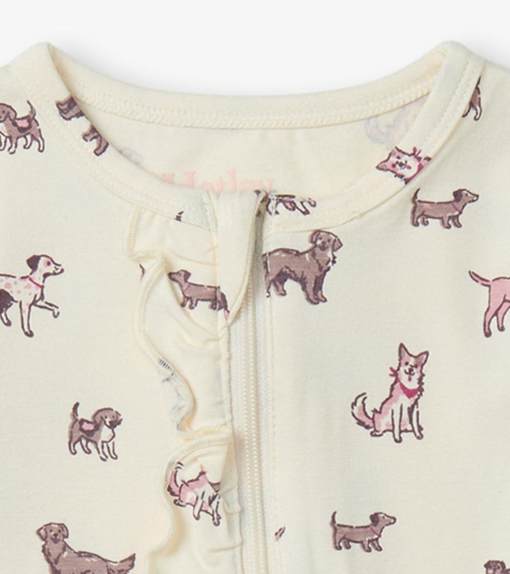Hatley Sleepwear | Baby &amp; Toddler Baby Girls Playful Puppies Footed Sleeper