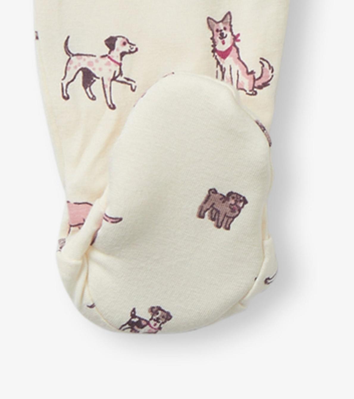 Hatley Sleepwear | Baby &amp; Toddler Baby Girls Playful Puppies Footed Sleeper