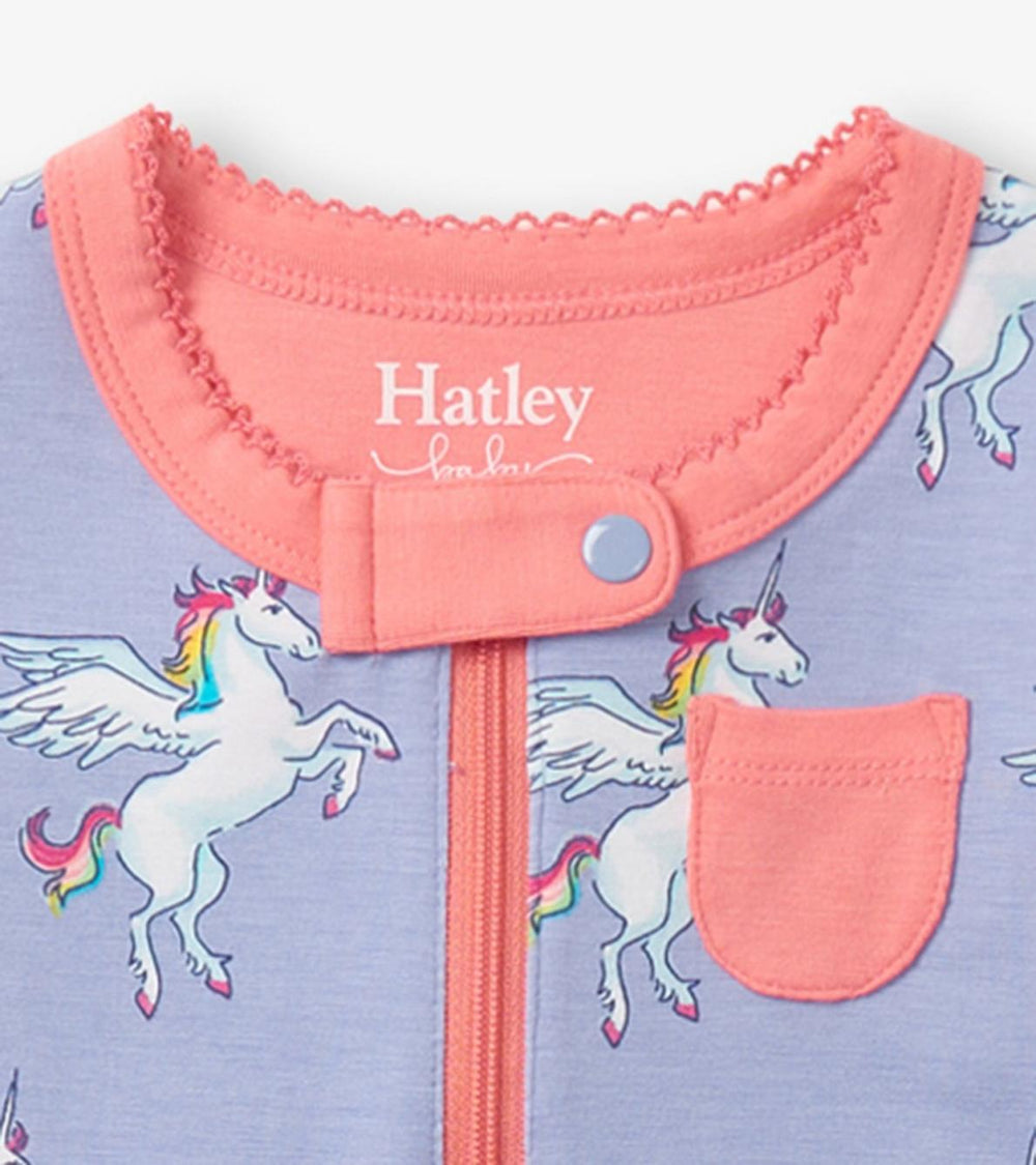 Hatley Sleepwear | Baby &amp; Toddler Baby Girls Rainbow Unicorn Footed Sleeper